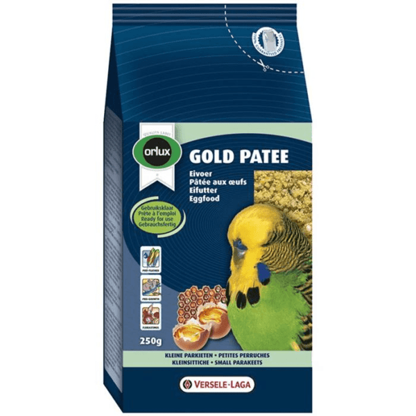 Patee prestige gold undulat og parakitt 250g