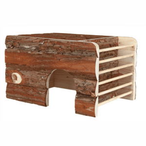 Natural living house ila with hay rack 40×25×29cm