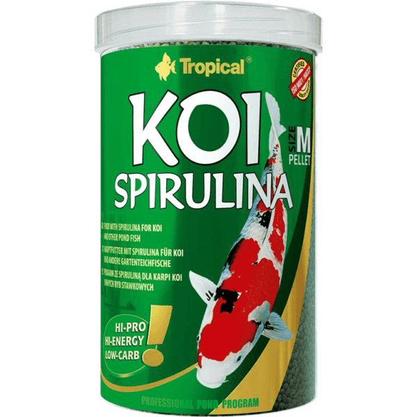 Tropical Koi Spirulina Pellet Size M