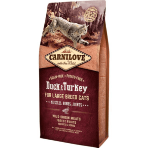 Carnilove Katt Duck & Turkey for Large Breed Muscles Bone