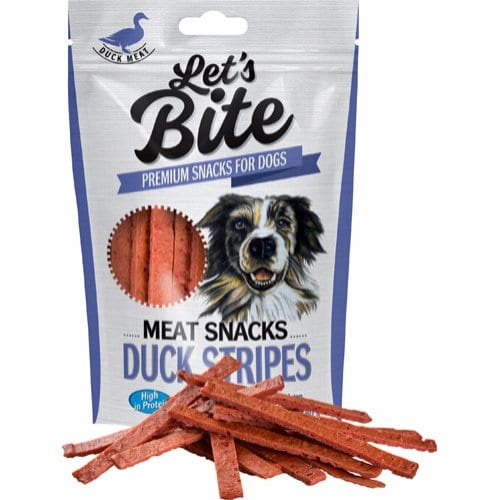 Lets Bite Meat Snacks Andestrimler 80g