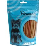 Ozami Hundesnacks Chicken & Fish Sandwich Strimler 100g