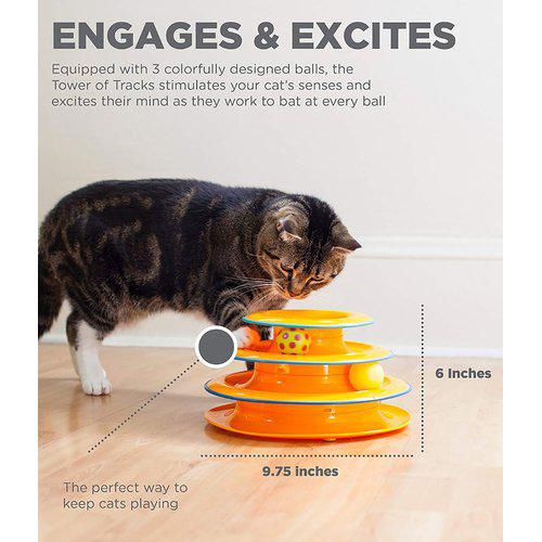 Petstages katteleke Tower of Tracks 25cm