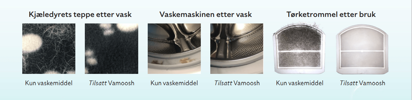 Vamoosh Vaskemaskin-rens - Til fjerning av bakterier og dyrehår