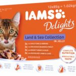 Iams Delights wet land-sea collection Jelly - Multibox
