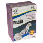 Bozita Feline Sensitiv Hair og Skin 190gr Biter i gele