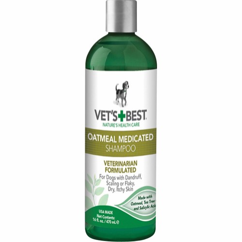 vets best oatmaeal medicated hundesjampo