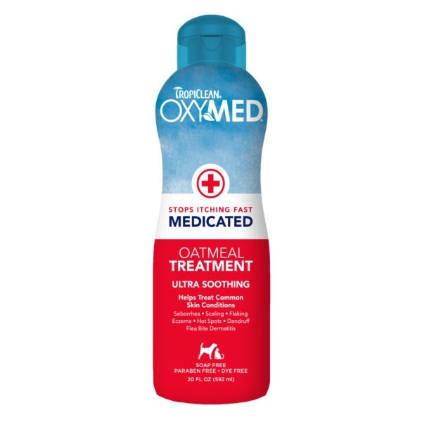 Tropiclean OxyMed Outmeal shampoo