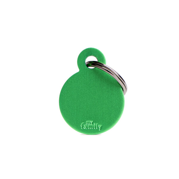 Myfamily Basic Sirkel ID tag aluminium