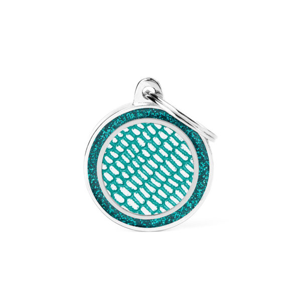 Myfamily Shine Circle Saint Tropez ID tag